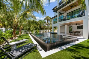 Una piscina climatizada