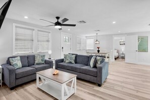 TV, table football, offices