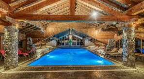 屋内プール、温水プール