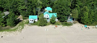 Stunning, fully appointed home on a sugar sand beach of Lake Huron. 