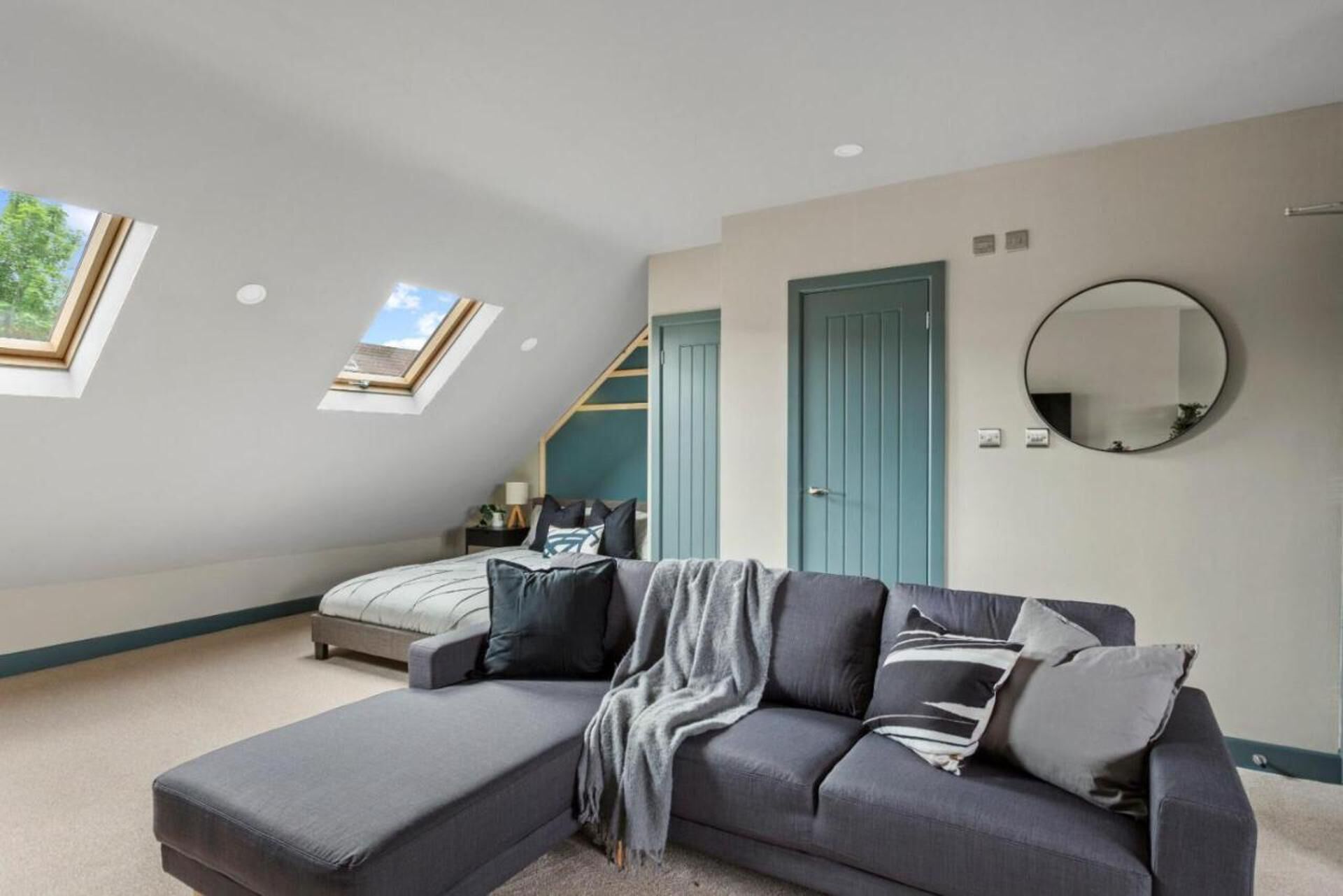 Studio, Multiple Beds | Living area