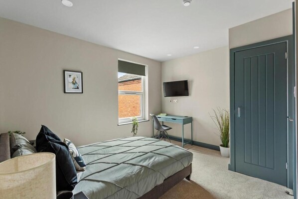 Estudio, 1 cama Queen size | Wifi gratis y ropa de cama 