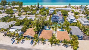 Exterior - 250 steps to the Beach | Heated pool + spa (Holmes Beach)