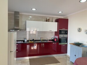 Fridge, microwave, oven, stovetop - Esperamos por si nas Suas Próximas Férias (Folhadal, Viseu, Portugal)