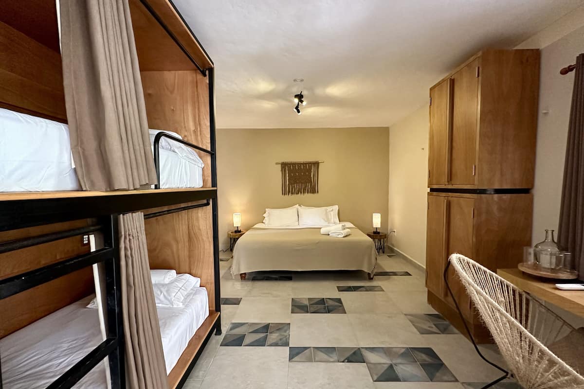 1 bedroom, individually decorated, individually furnished, bed sheets