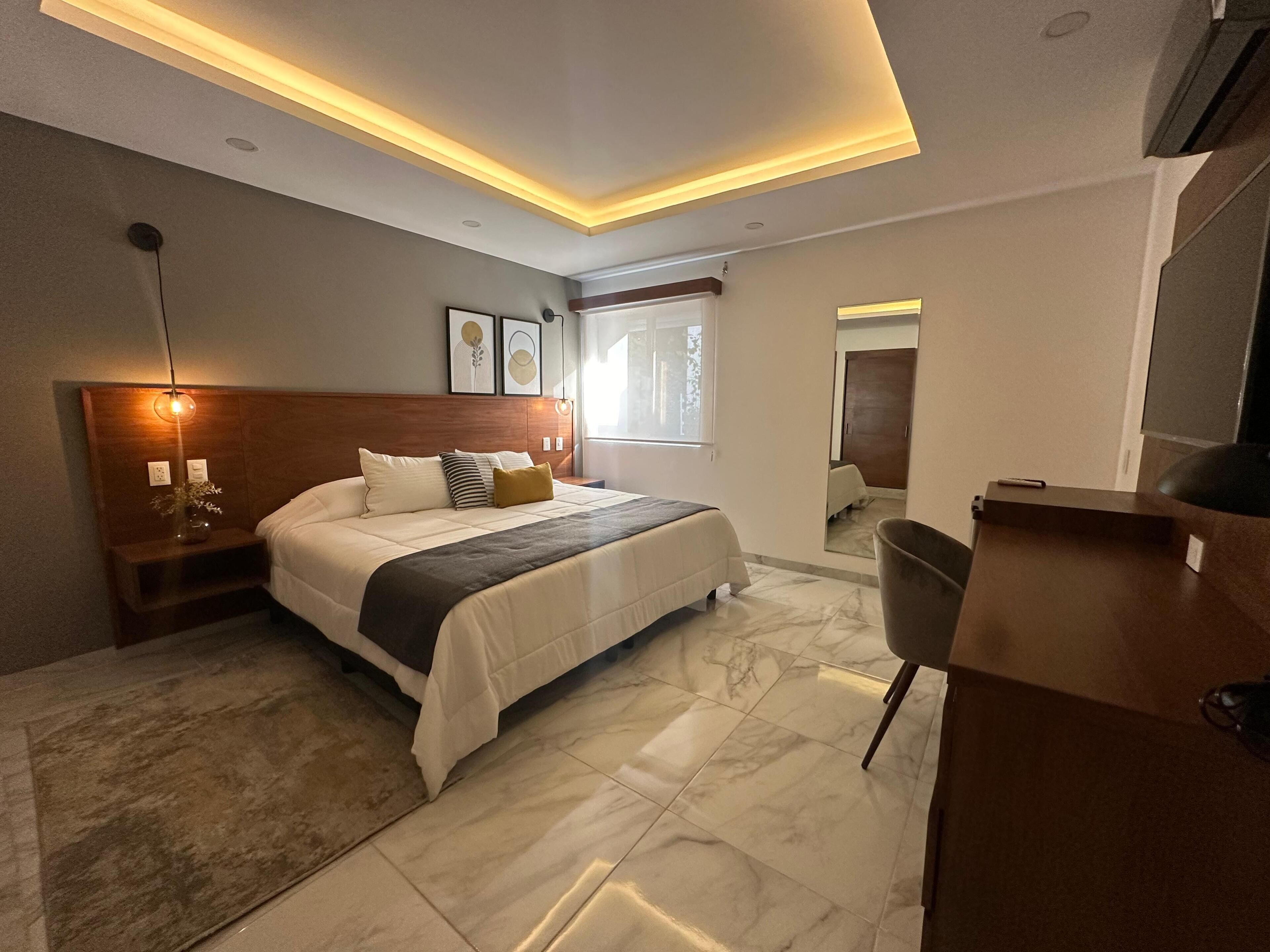 Individuelt dekorert, individuelt innredet og sengetøy