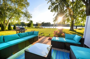 Property grounds - New! Riverfront Retreat! Dock! Near downtown & Neshotah Park. Dogs ok! (Two Rivers)