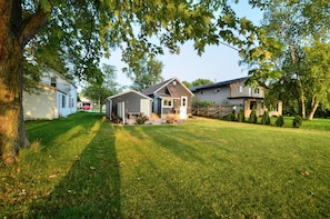 Exterior - New! Riverfront Retreat! Dock! Near downtown & Neshotah Park. Dogs ok! (Two Rivers)