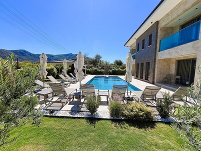LEGALLY CERTIFIED LUXURY 6 BEDROOM VILLA WITH BIG PRIVATE POOL in DALYAN CENTER