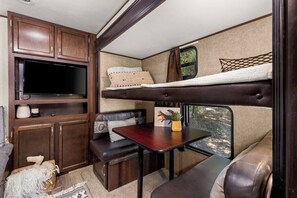 Interior - Spacious RV providing Guadalupe River Access + Sleeps 7 & Pet Friendly (New Braunfels)