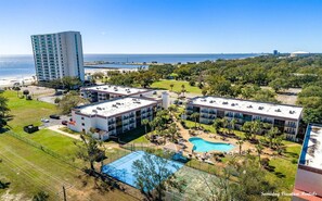 Exterior - Gulf View Condo, Walk to the Beach (Biloxi)