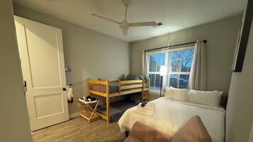 3 bedrooms, iron/ironing board, travel cot, free WiFi