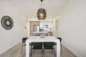 Dining - Sunlit Escape w/ Garage | 1BR LoHi Loft | Balcony + Patio (Denver)