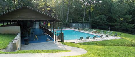 Indoor pool, outdoor pool