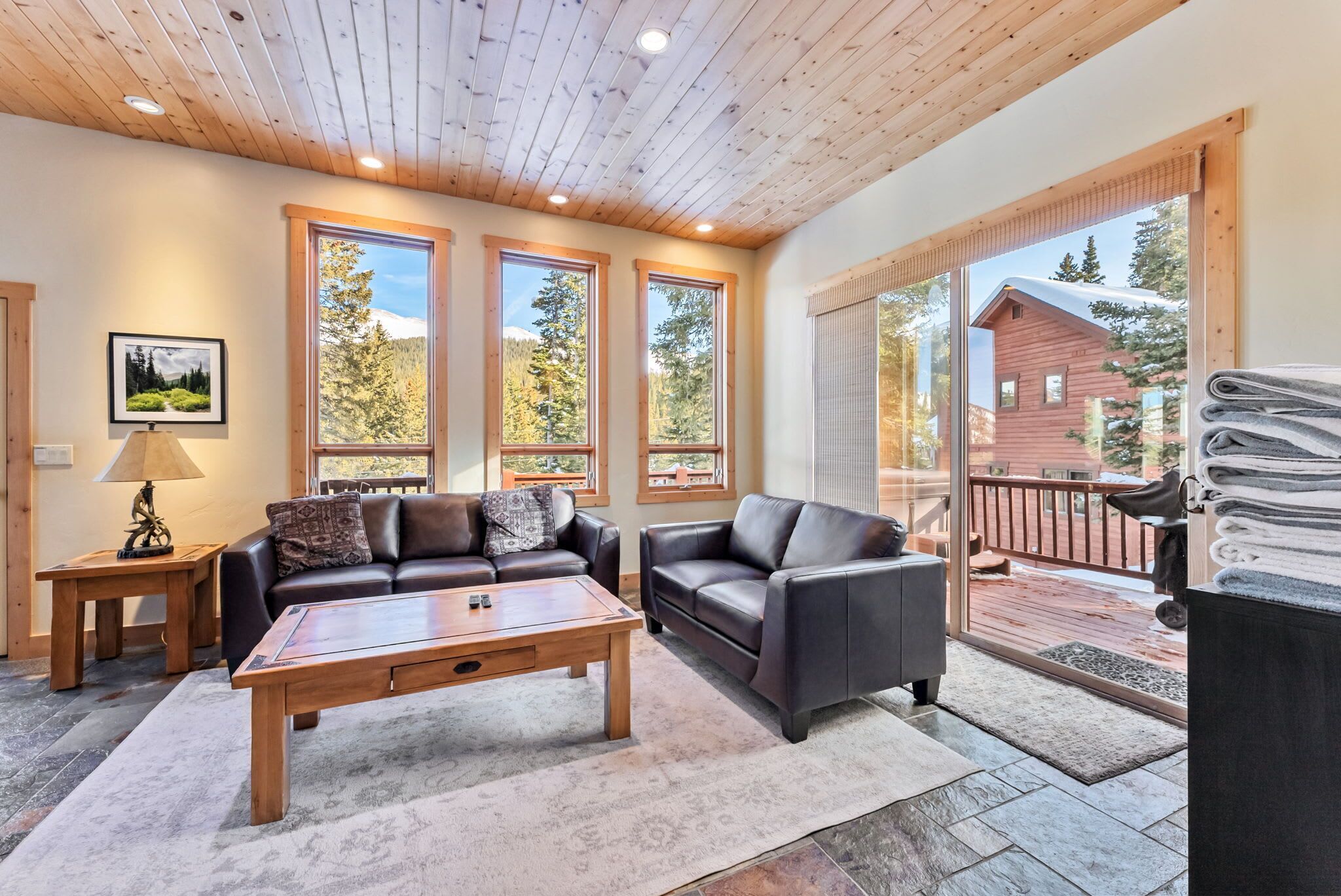 Fernseher, DVD-Player, Stereoanlage, Arbeitsbereiche