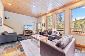 TV, lettore DVD, impianto stereo, studio