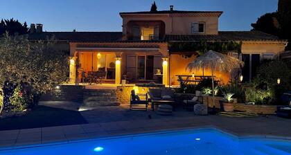 Beautiful villa with pool close to Mont-Ventoux