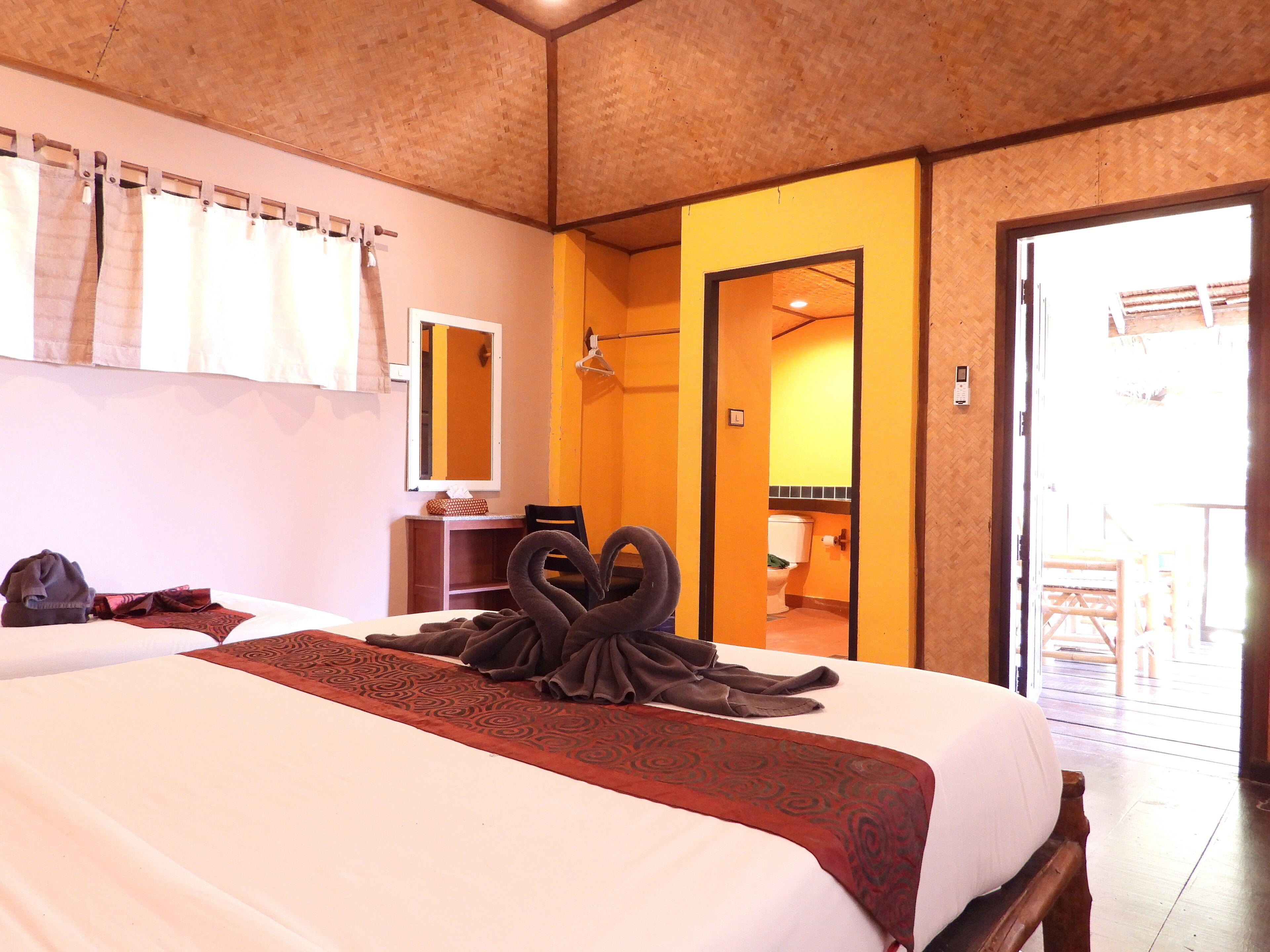 Standard Bungalow, 1 Bedroom, Pool View, Sea Facing | 1 bedroom, in-room safe, free WiFi, bed sheets