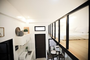 Estudio familiar, 2 camas Queen size | Insonorización, tabla de planchar con plancha y wifi gratis