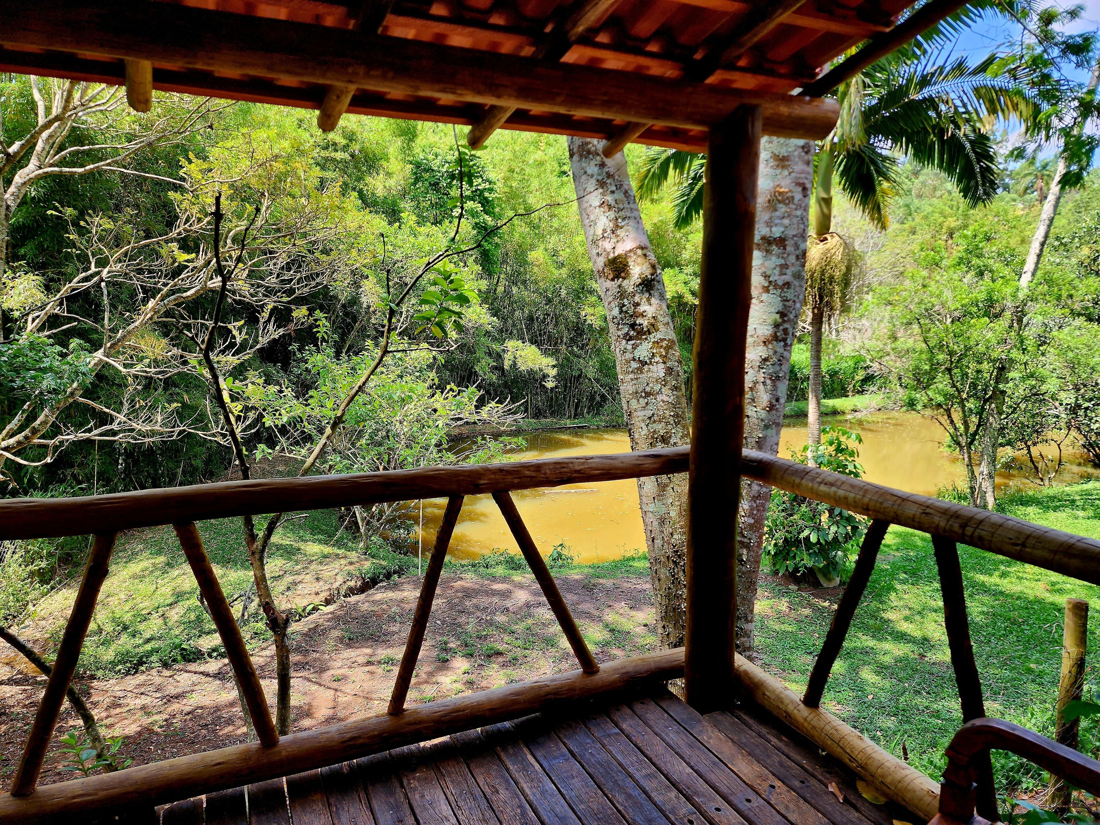 Cabaña superior | Terraza o patio