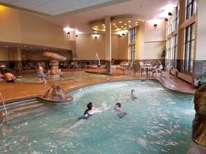 Indoor pool, outdoor pool