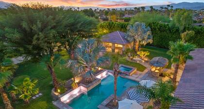 Luxurious 5BR Vacation Rental Indio, Pool Spa 1+ Acre Oasis, Walk to Festivals
