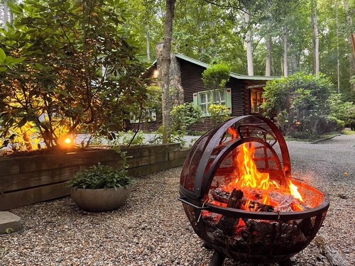 Cozy log cabin retreat in the heart of North Ga. Pet Friendly!