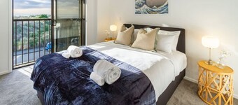 Beachfront 2BR Retreat with Stunning Views