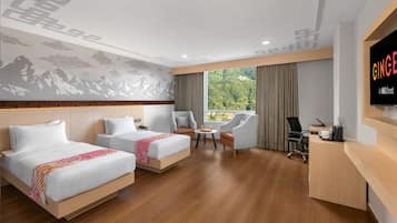 Luxe Twin Room | Caja fuerte, sistema de insonorización, tabla de planchar con plancha