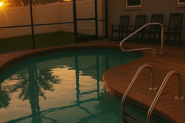 Either if you want to swim or just enjoy a drink by the pool.