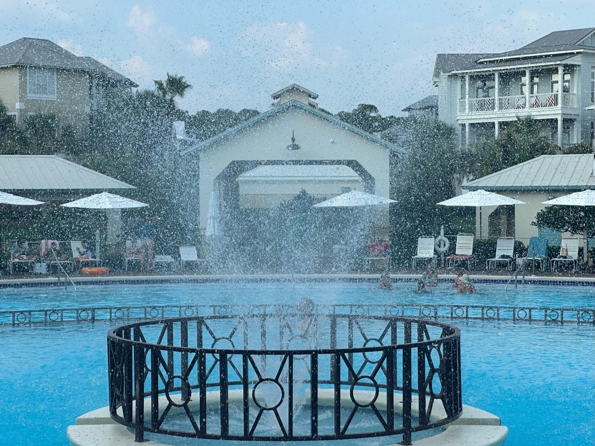 Alberca al aire libre 