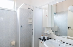 Shower, hair dryer