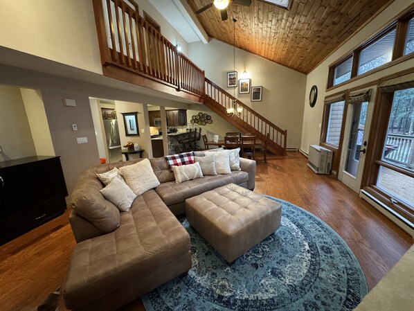 TV connectée, cheminée