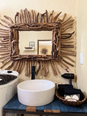 Dusche, Handtücher, Seife, Shampoo