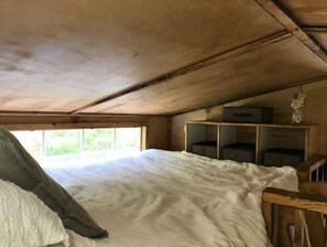 1 chambre, coffre-fort, literie fournie