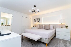 4 bedrooms, iron/ironing board, travel cot, WiFi