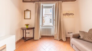 Leilighet, 1 soverom, byutsikt | Lounge