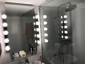 Apartment, 1 Bedroom, Balcony, City View | Bathroom shower - Beautiful Apartment In Central Athens, Pangrati No2443 (Athens)