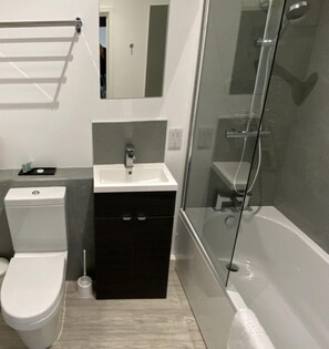 Hair dryer, towels