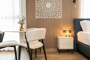 Junior Suite | Iron/ironing board, free WiFi, bed sheets - Herzl Boutique (Beersheba)