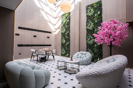 Lobby sitting area. Herzl Boutique