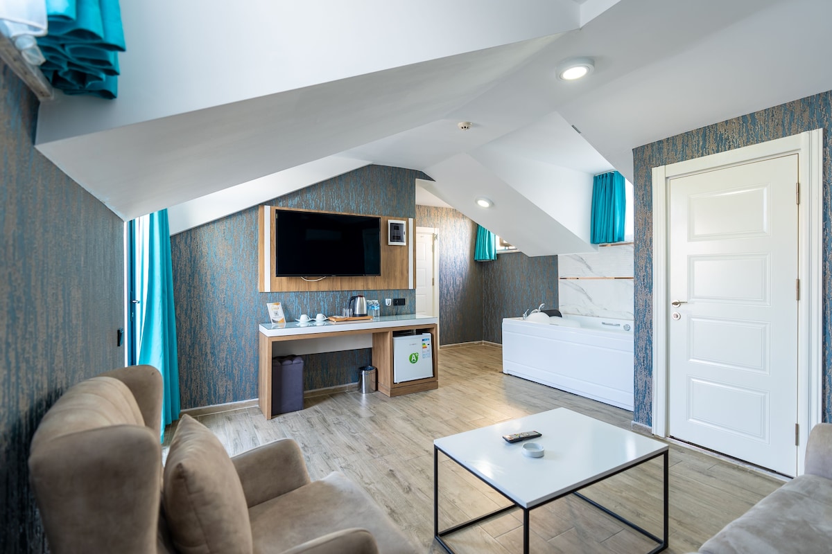 Suite Room 1+1 | Premium bedding, minibar, desk, laptop workspace
