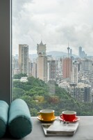 Blackout curtains, iron/ironing board, free WiFi, bed sheets