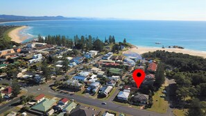 Aerial view - WHALES ELEVEN - 11 Mitchell Street, South West Rocks (South West Rocks)