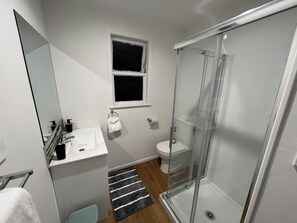 シャワー、ヘアドライヤー、タオル、石鹸