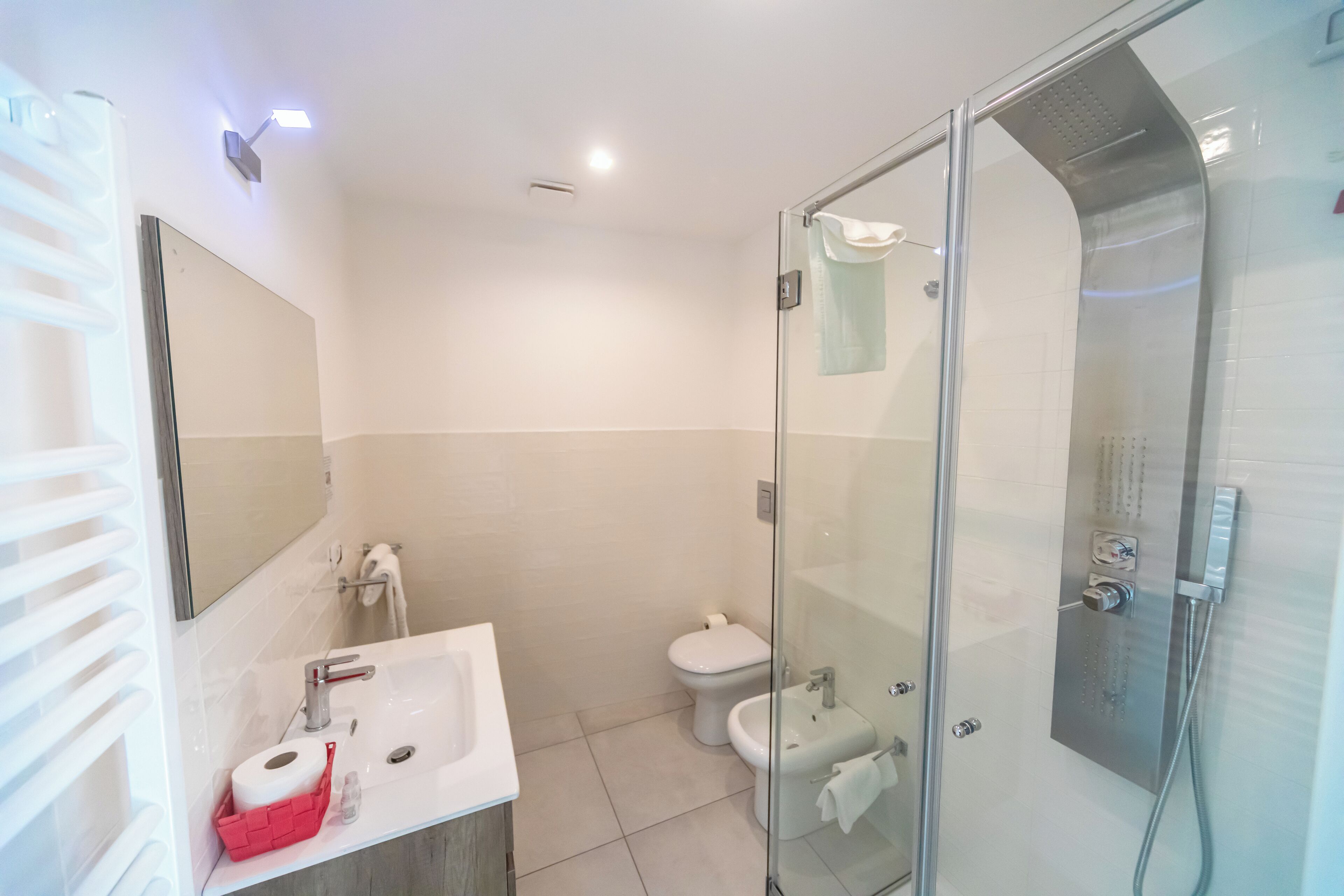 Free toiletries, hair dryer