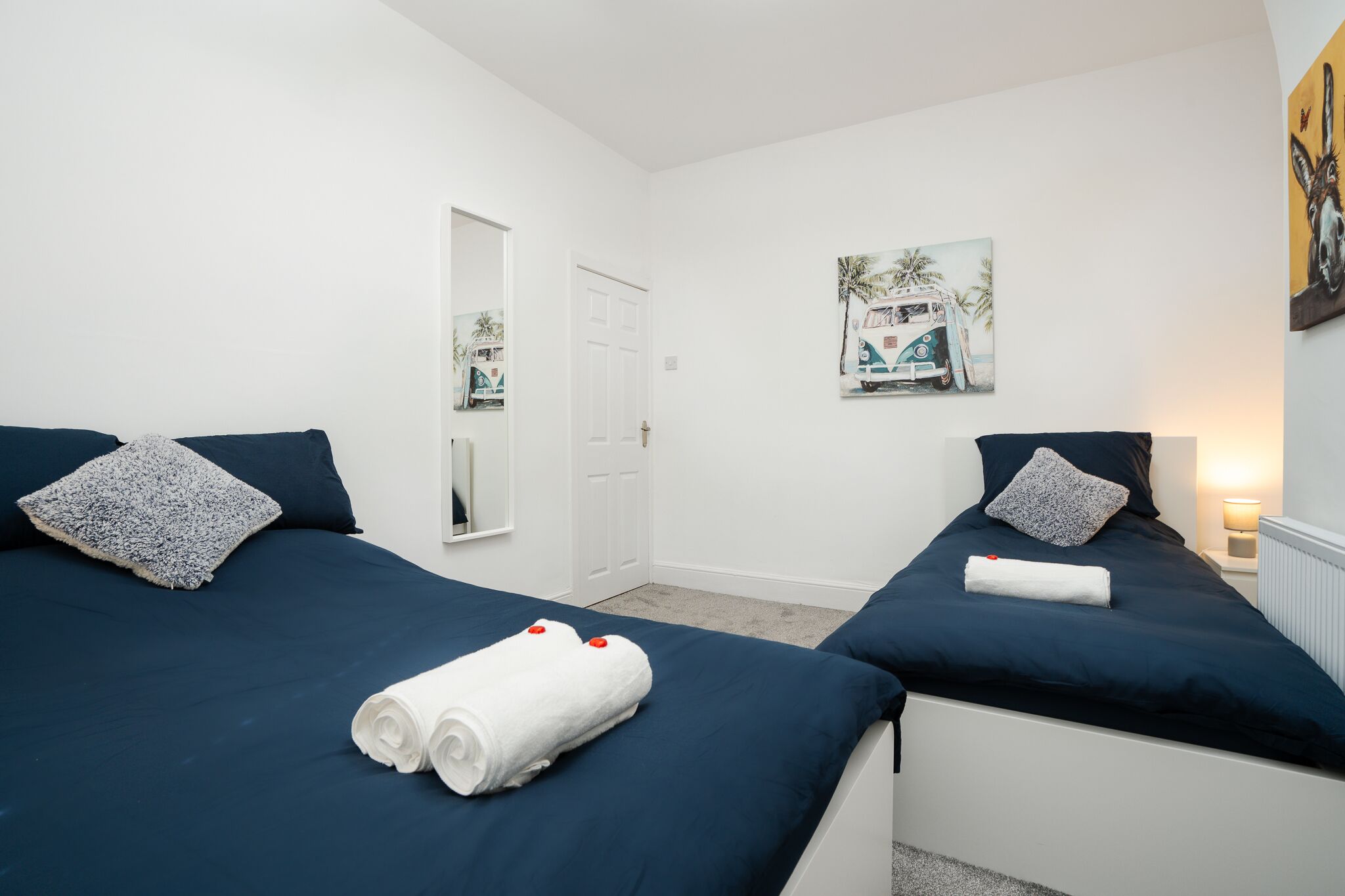 3 bedrooms, iron/ironing board, travel crib, WiFi