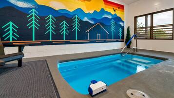 Indoor pool, a heated pool