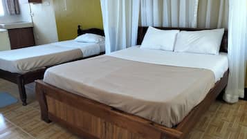 1 bedroom, desk, bed sheets