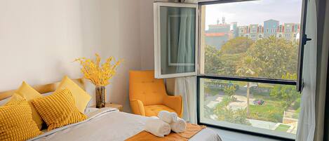 1 sovrum, strykjärn/strykbräda, gratis wi-fi och sängkläder